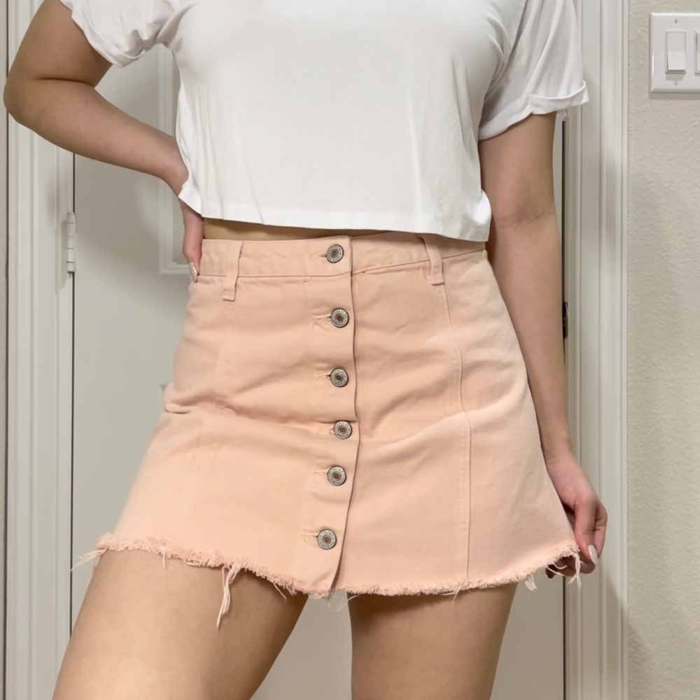 Pink skirt